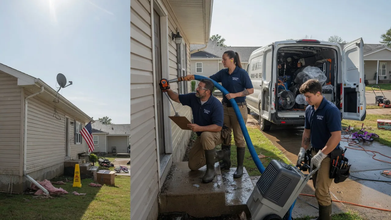 Ceiling Water Damage Restoration in Coats, NC near me